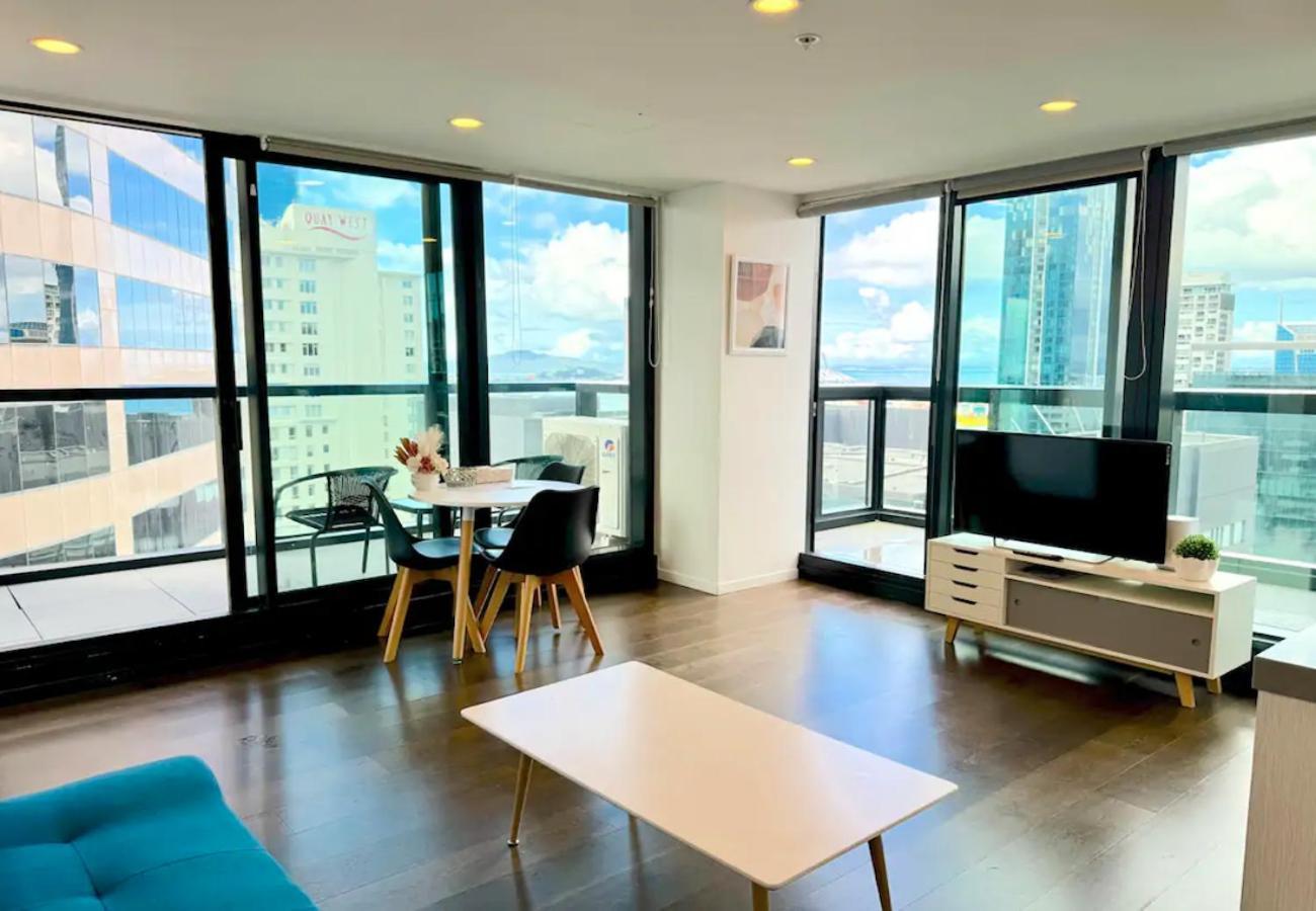 Gorgeous Seaview 2 Bedroom Apartment In Auckland Cbd Экстерьер фото