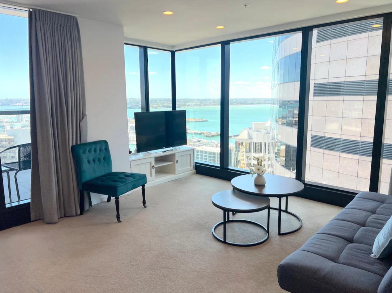 Gorgeous Seaview 2 Bedroom Apartment In Auckland Cbd Экстерьер фото