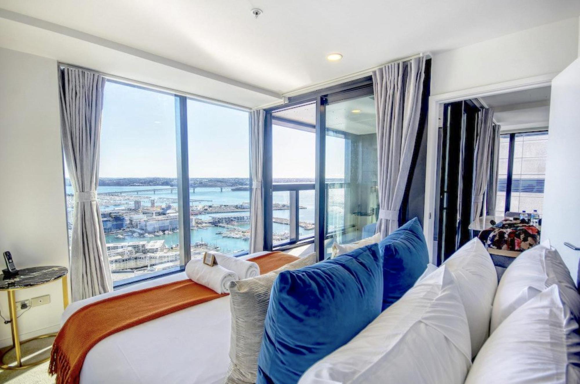 Gorgeous Seaview 2 Bedroom Apartment In Auckland Cbd Экстерьер фото